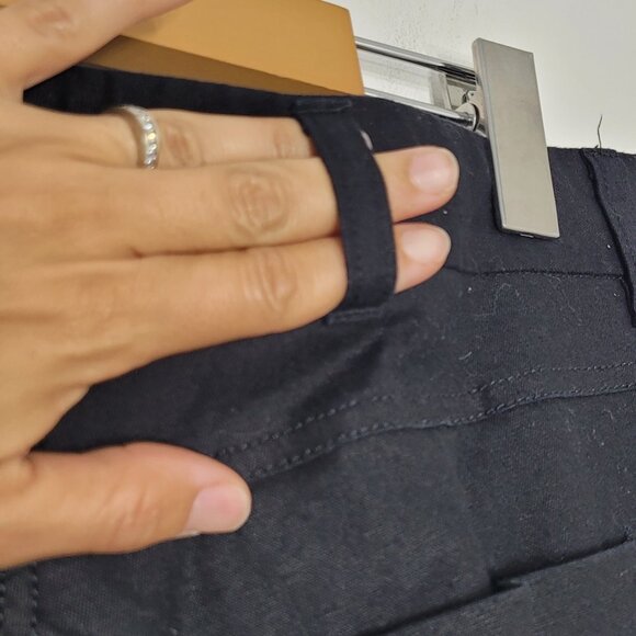 Point Zero Black Mid Rise Straight Leg Cotton Blend Pant Size 30/32 - Picture 9 of 15
